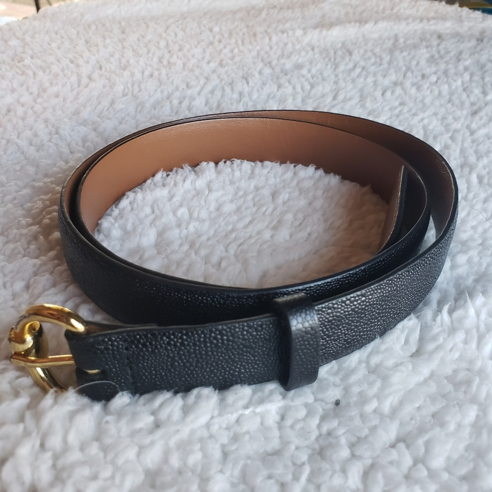 Classic Leather Black Belt